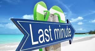 echte last minute vakantie