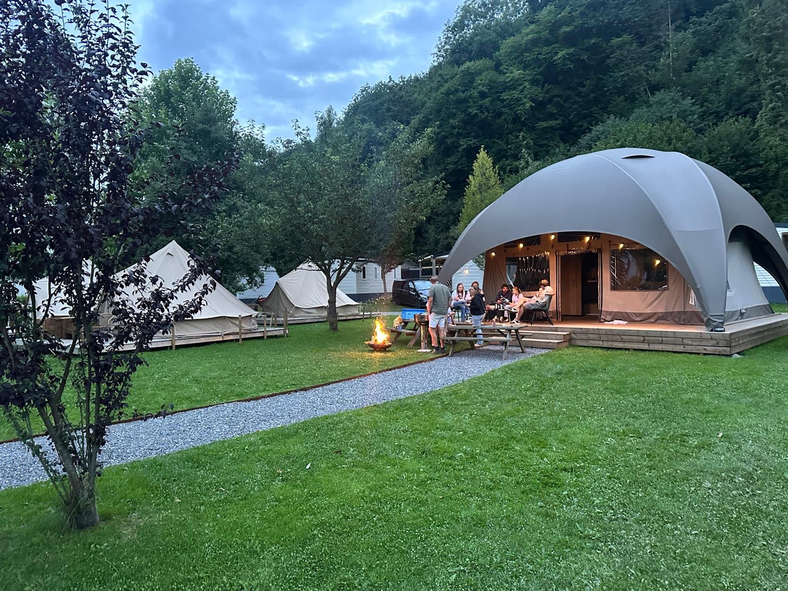 outdoor camping barvaux in de ardennen