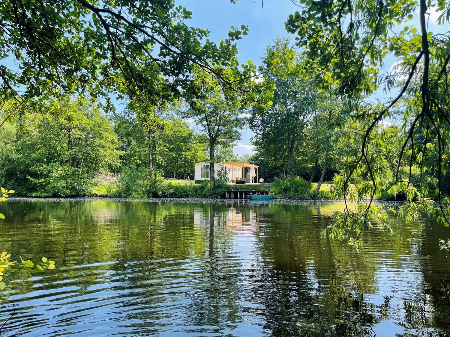 vakantiepark met viswater