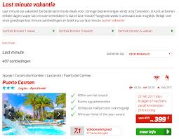 last minute vliegtickets aanbiedingen